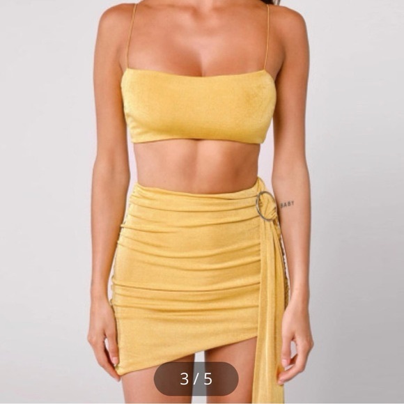 NWOT Tiger Mist skirt set (xs top and bottom) - Picture 1 of 3